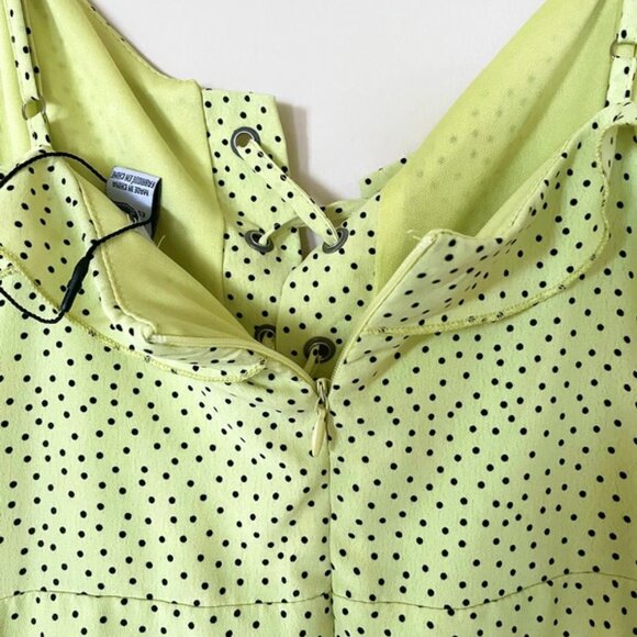 Lemon yellow chiffon dress from Revamped - Picture 4 of 9